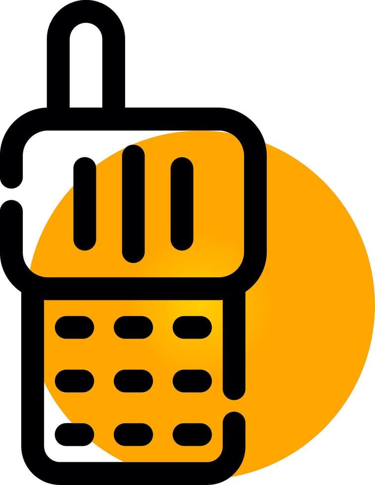 Walkie Talkies Creative Icon Design vector