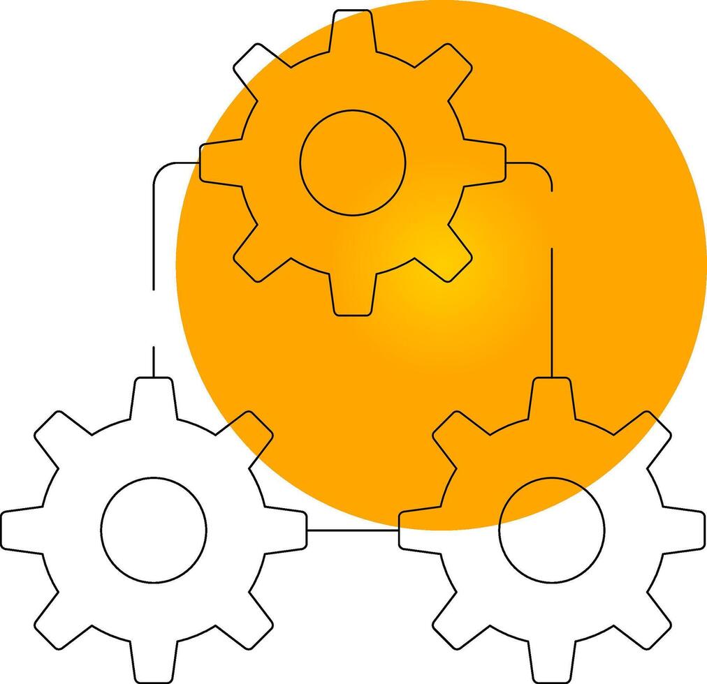 Machinery Creative Icon Design vector