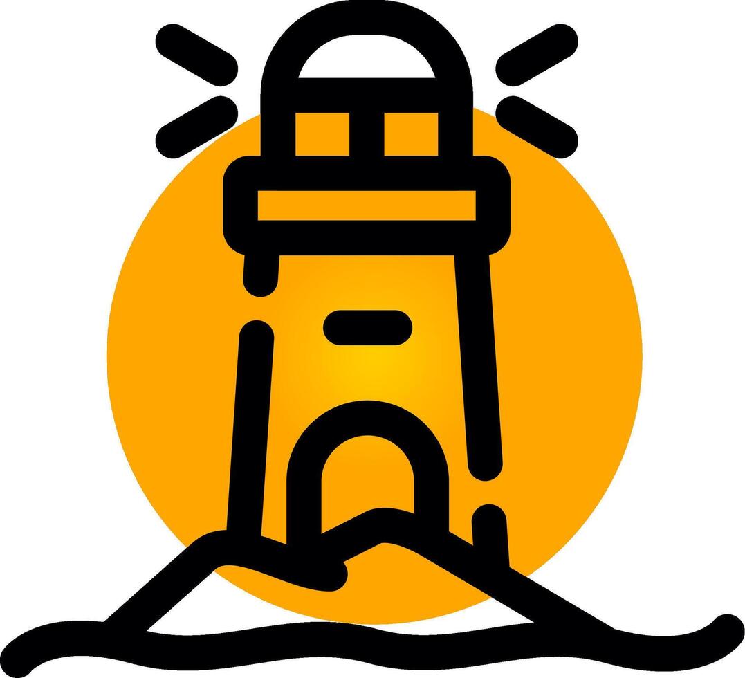 LightHouse Creative Icon Design vector