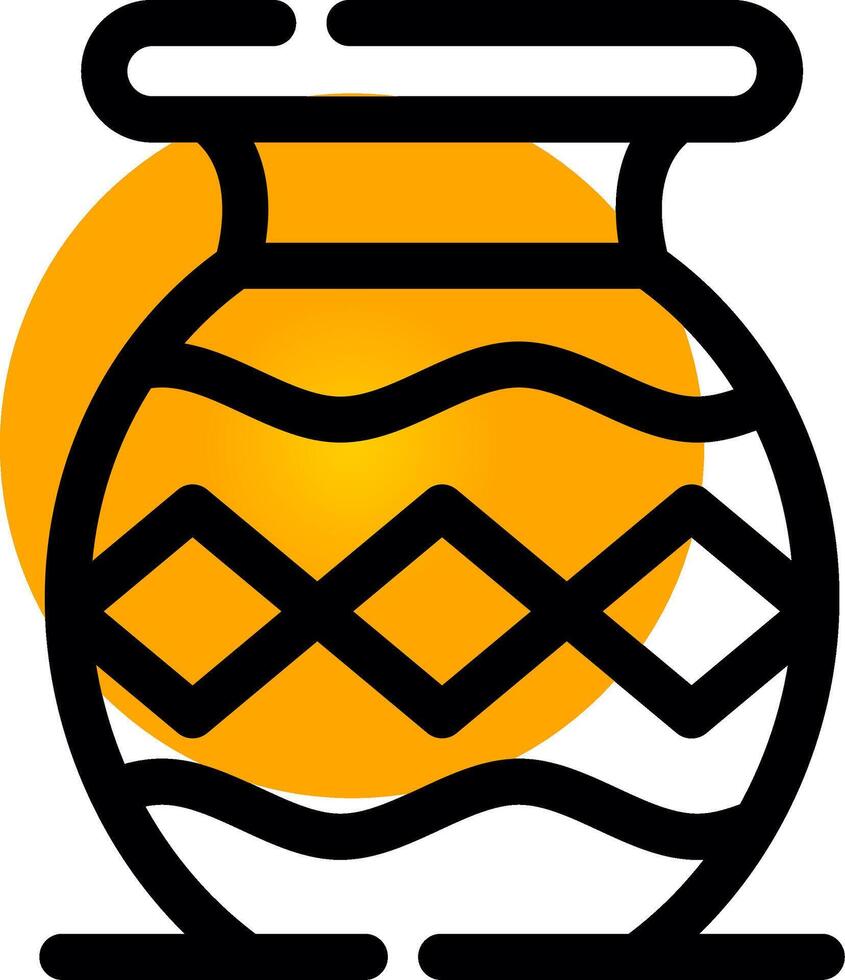Vases Creative Icon Design vector