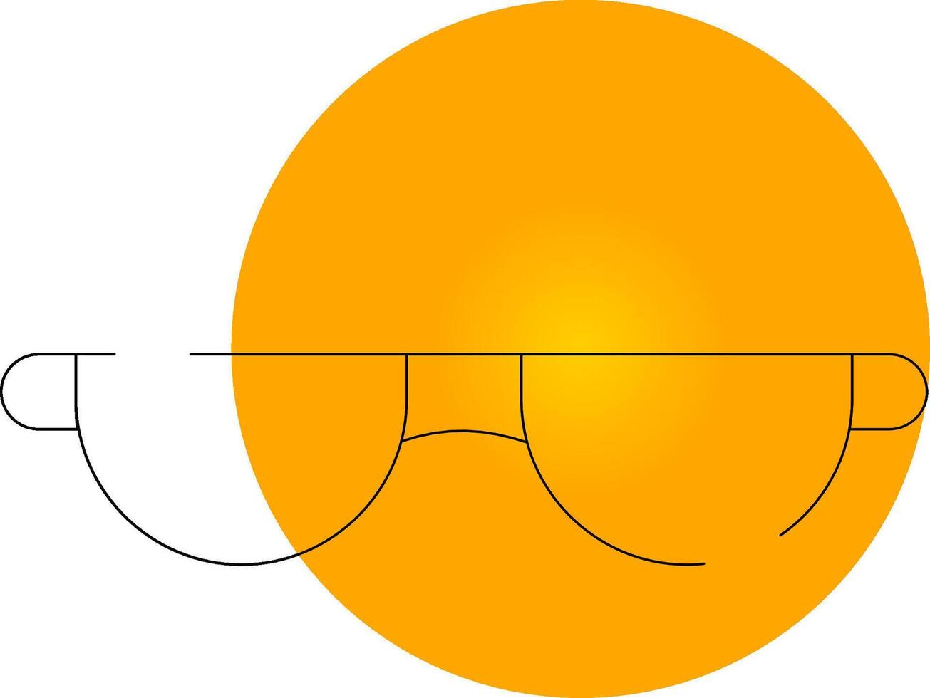 diseño de icono creativo de gafas vector