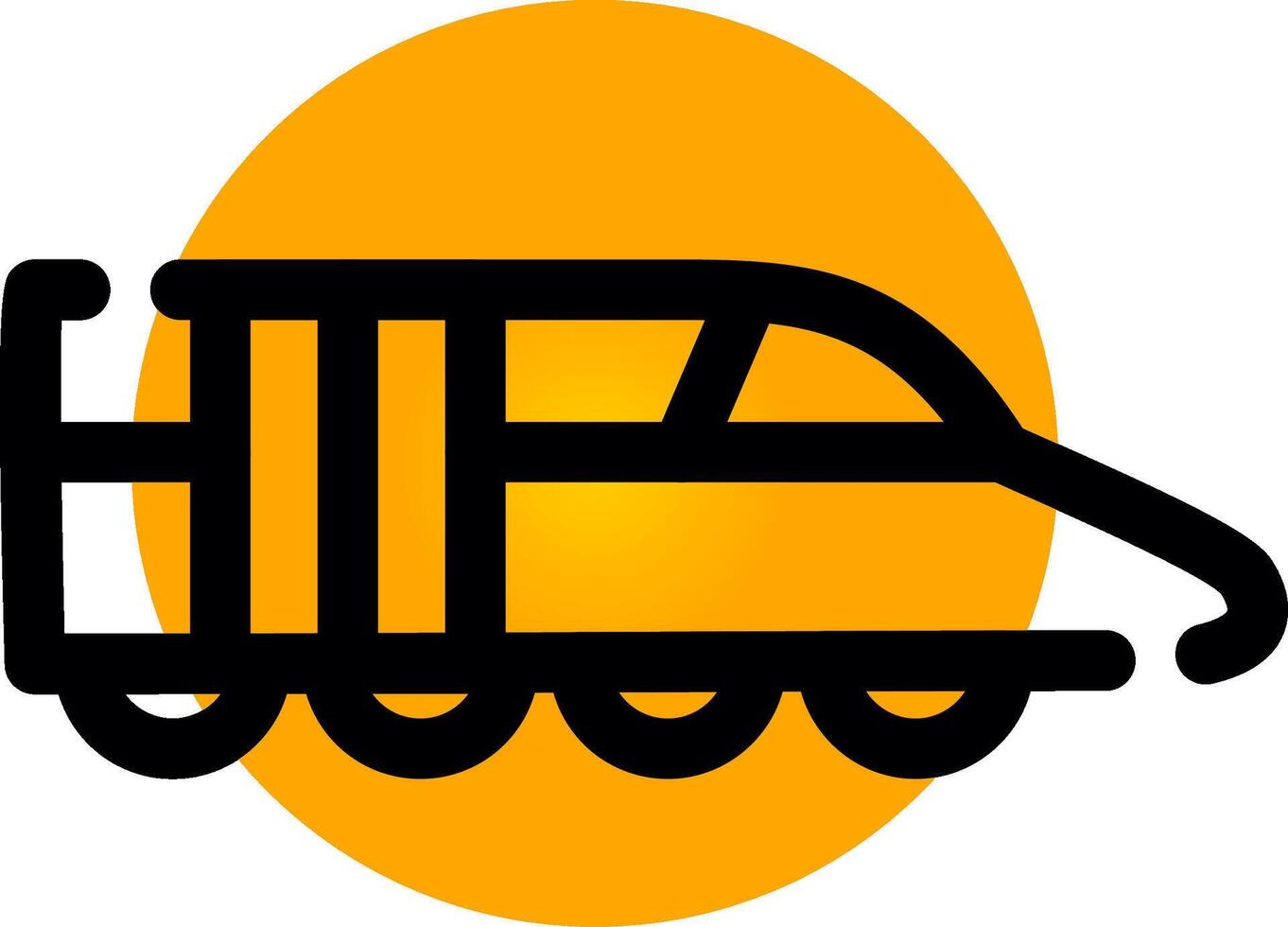 Train Creative Icon Design vector