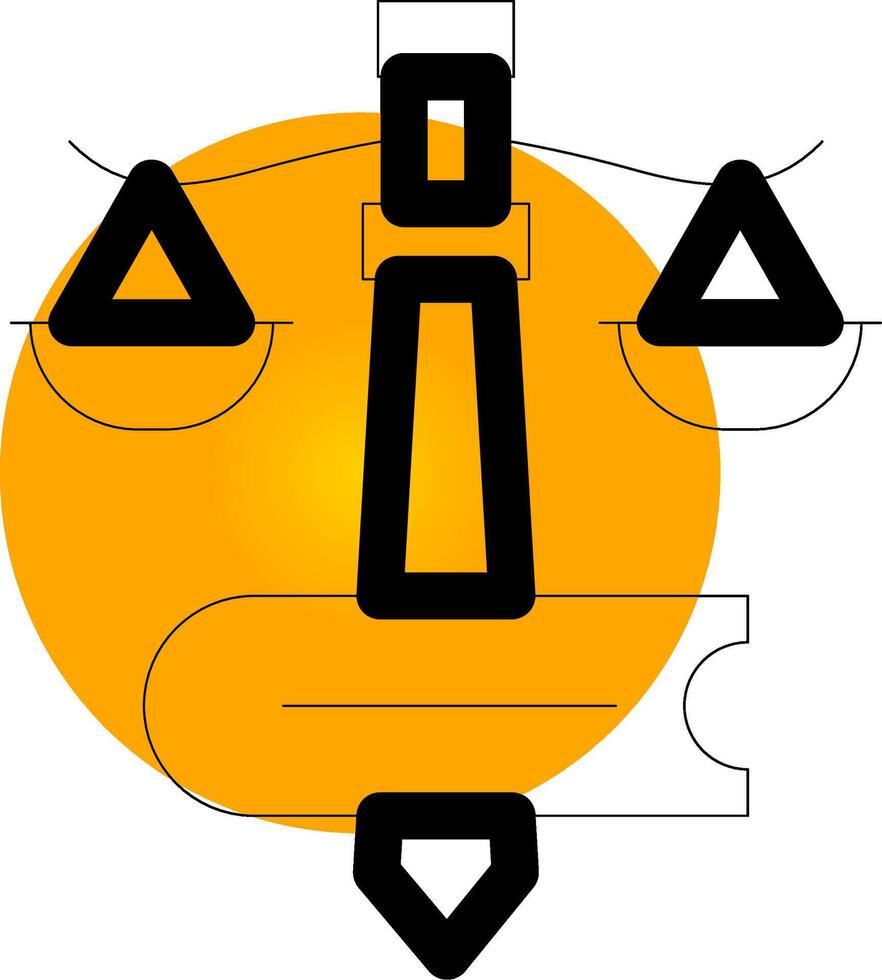 Law Creative Icon Design vector