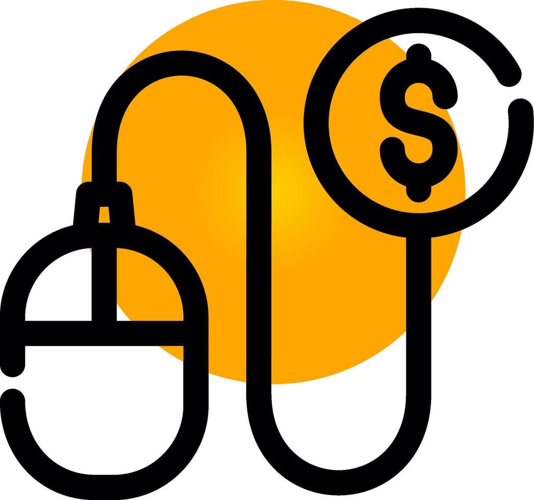 Pay Per Click Creative Icon Design vector
