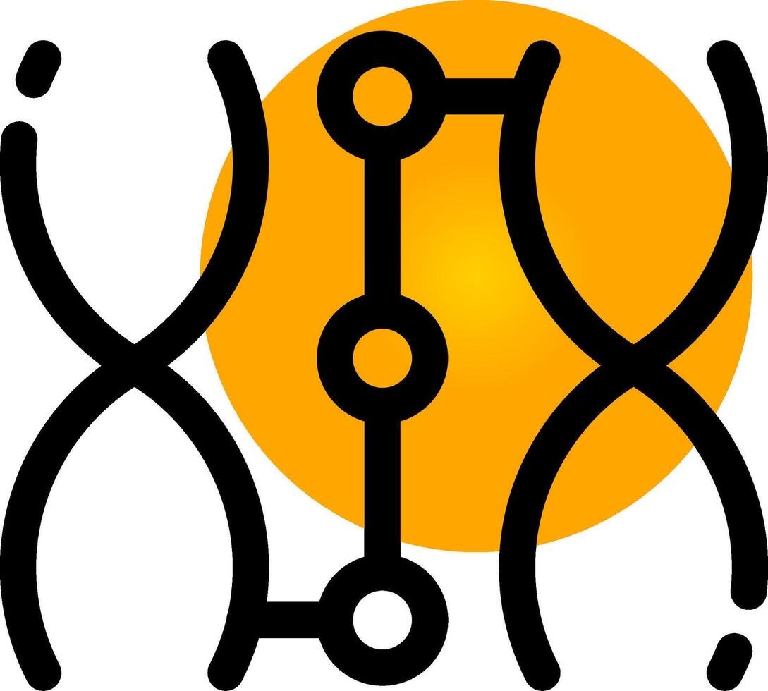 Cloning Creative Icon Design vector