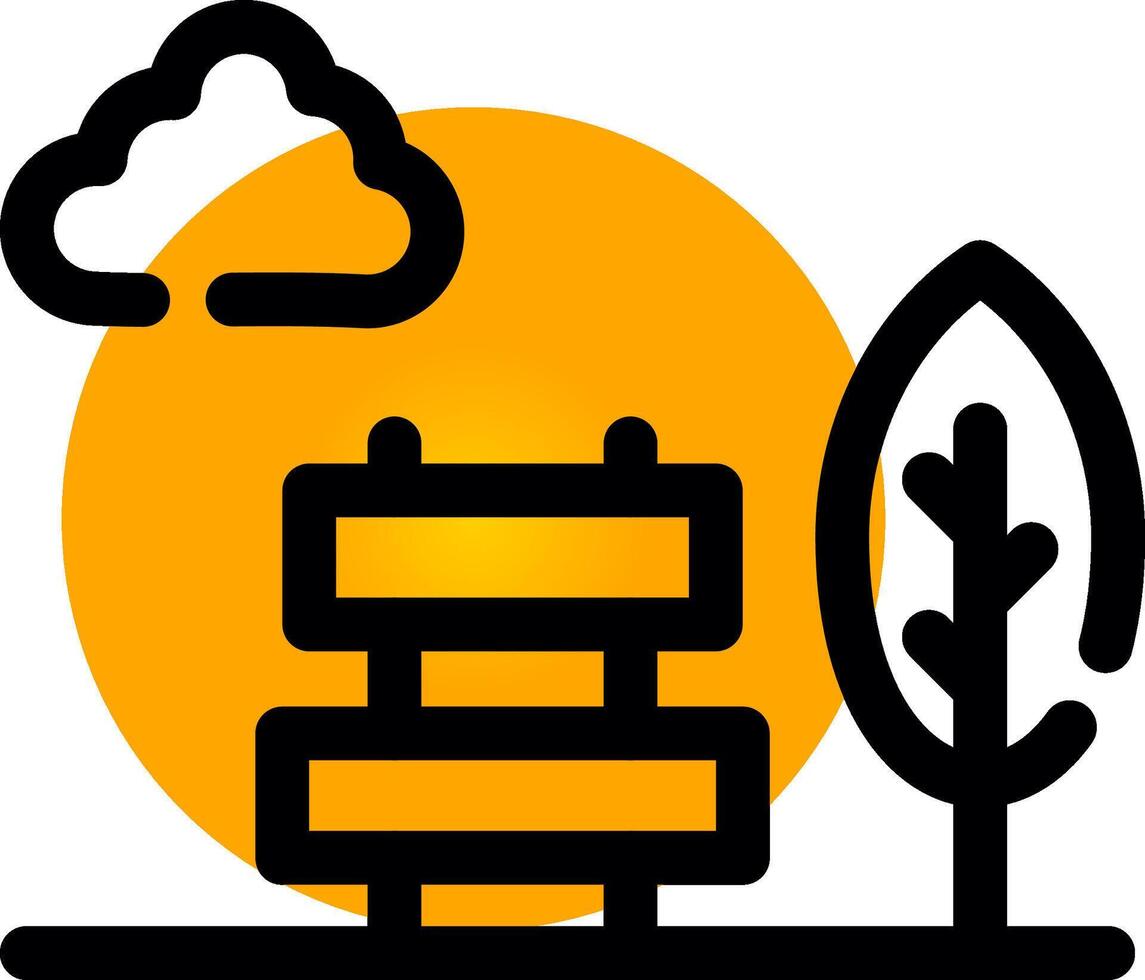 Park Creative Icon Design vector