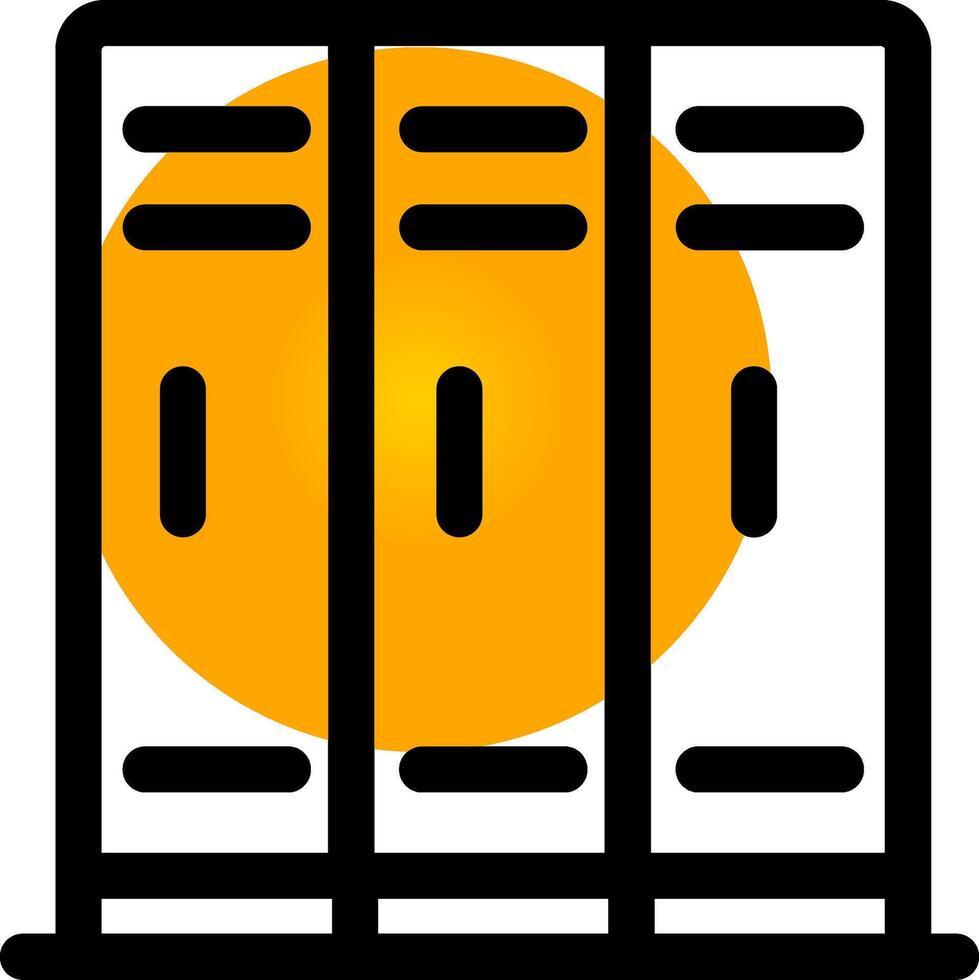 Lockers Creative Icon Design vector