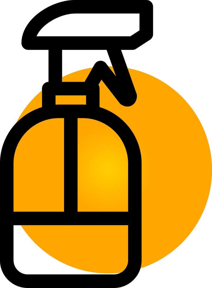Spray Bottle Creative Icon Design vector