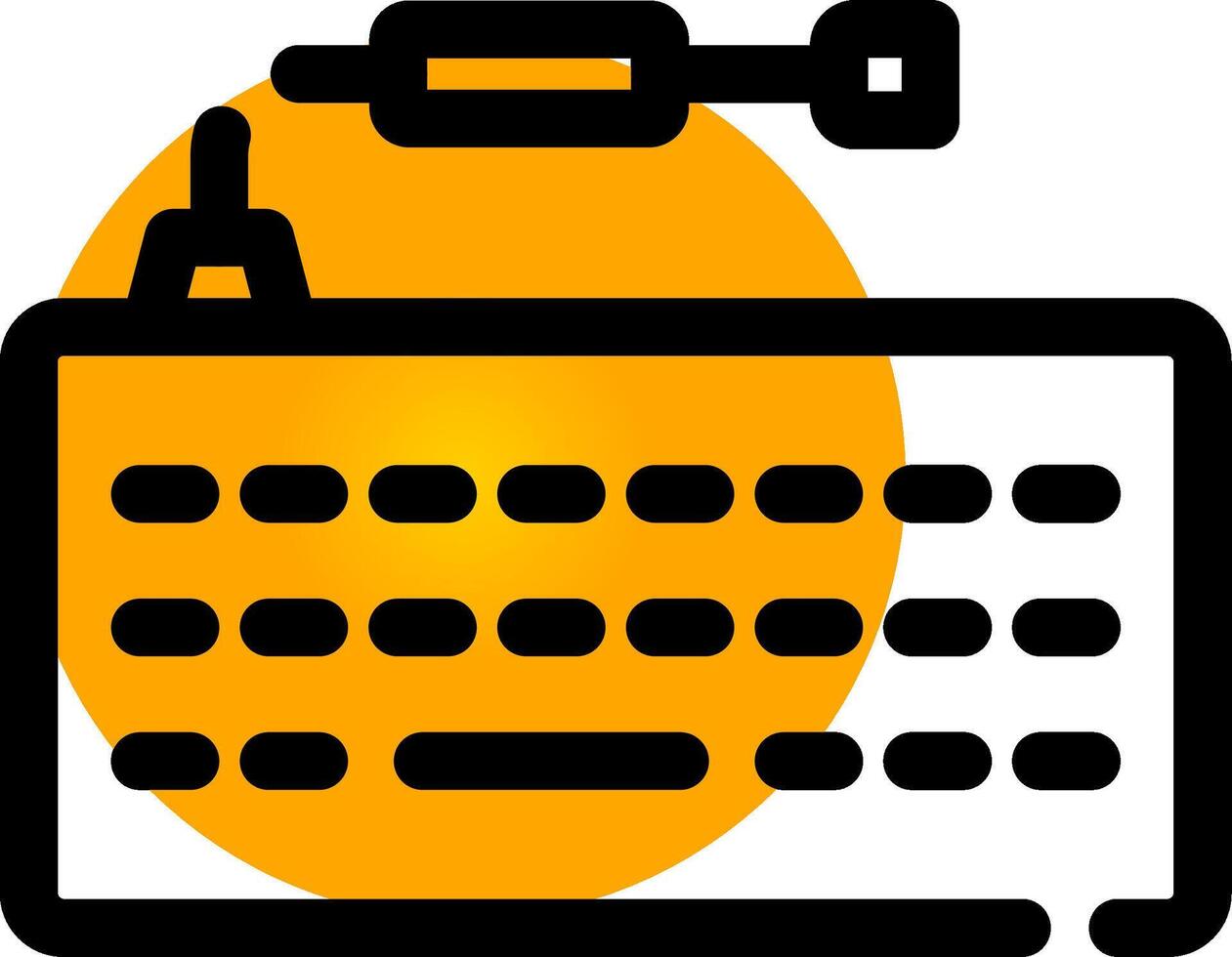 Keyboard Creative Icon Design vector