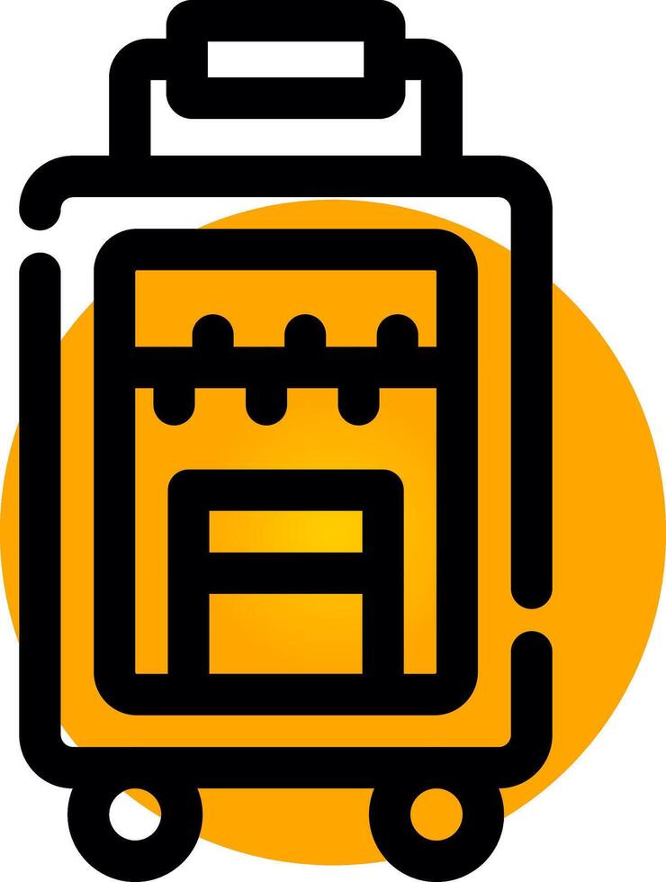 Luggage Creative Icon Design vector