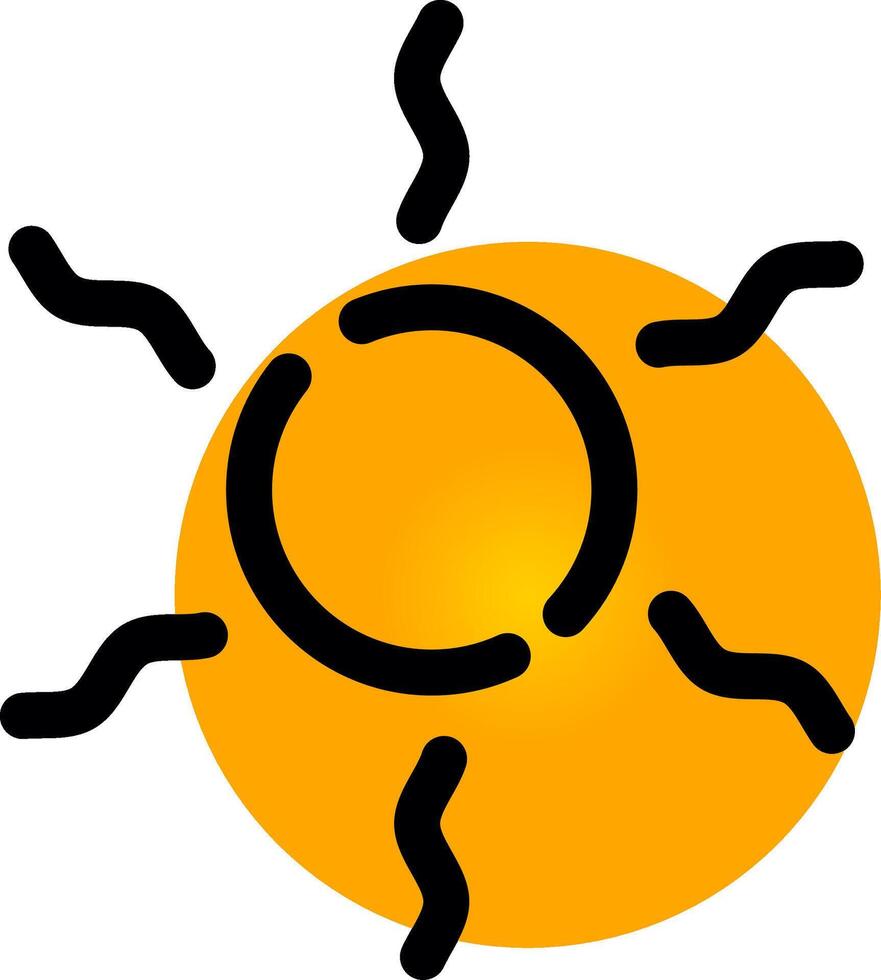 Sun Creative Icon Design vector