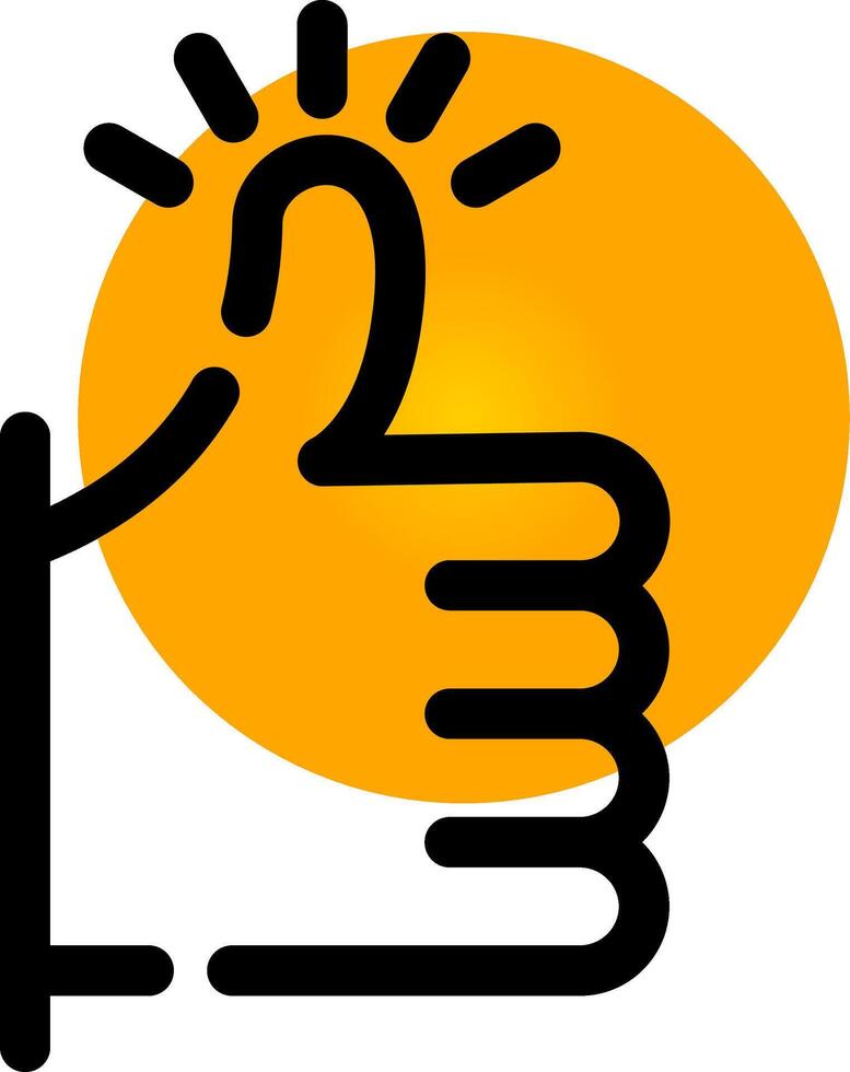 Like Creative Icon Design vector