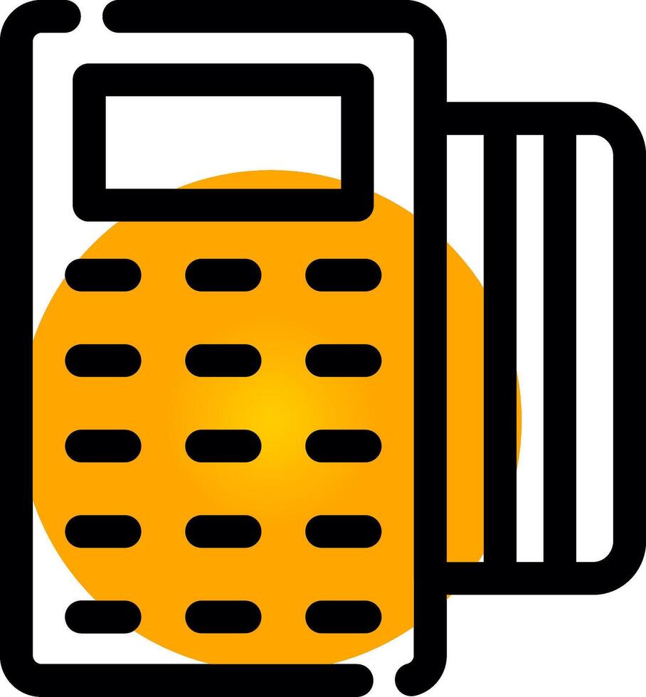 Pos Terminal Creative Icon Design vector