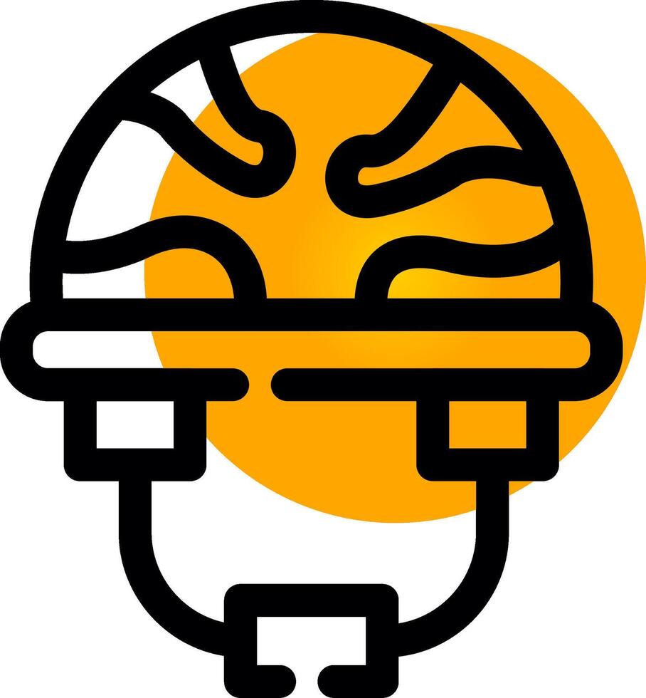 Helmet Creative Icon Design vector