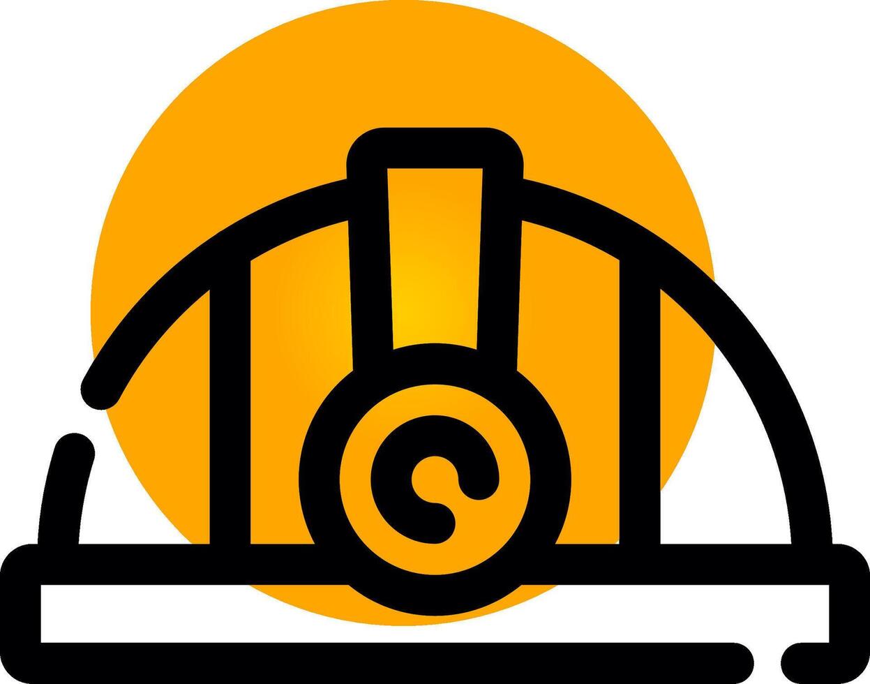 Helmet Creative Icon Design vector