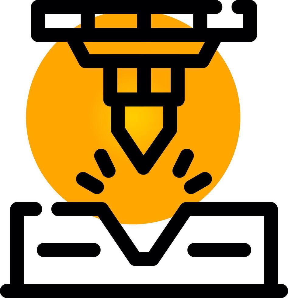 Bending Creative Icon Design vector