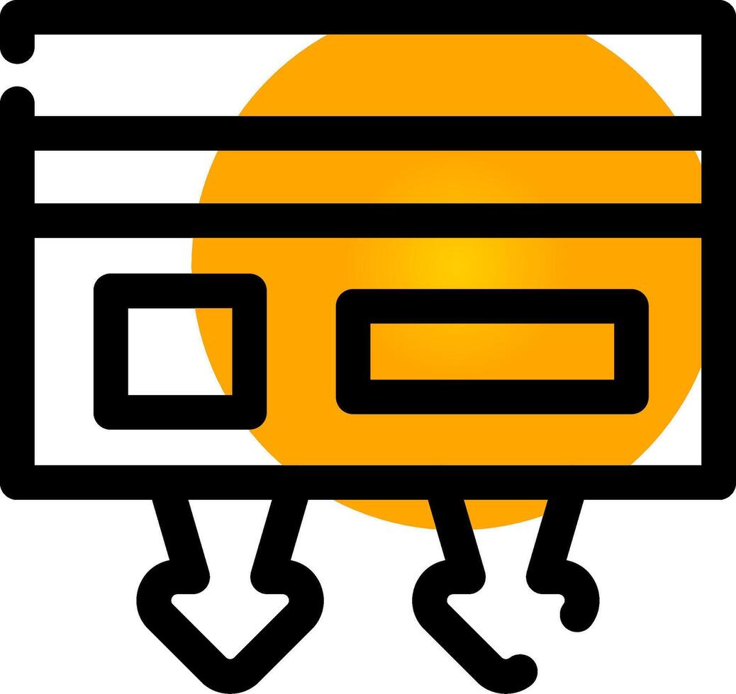Cash Withdrawal Creative Icon Design vector