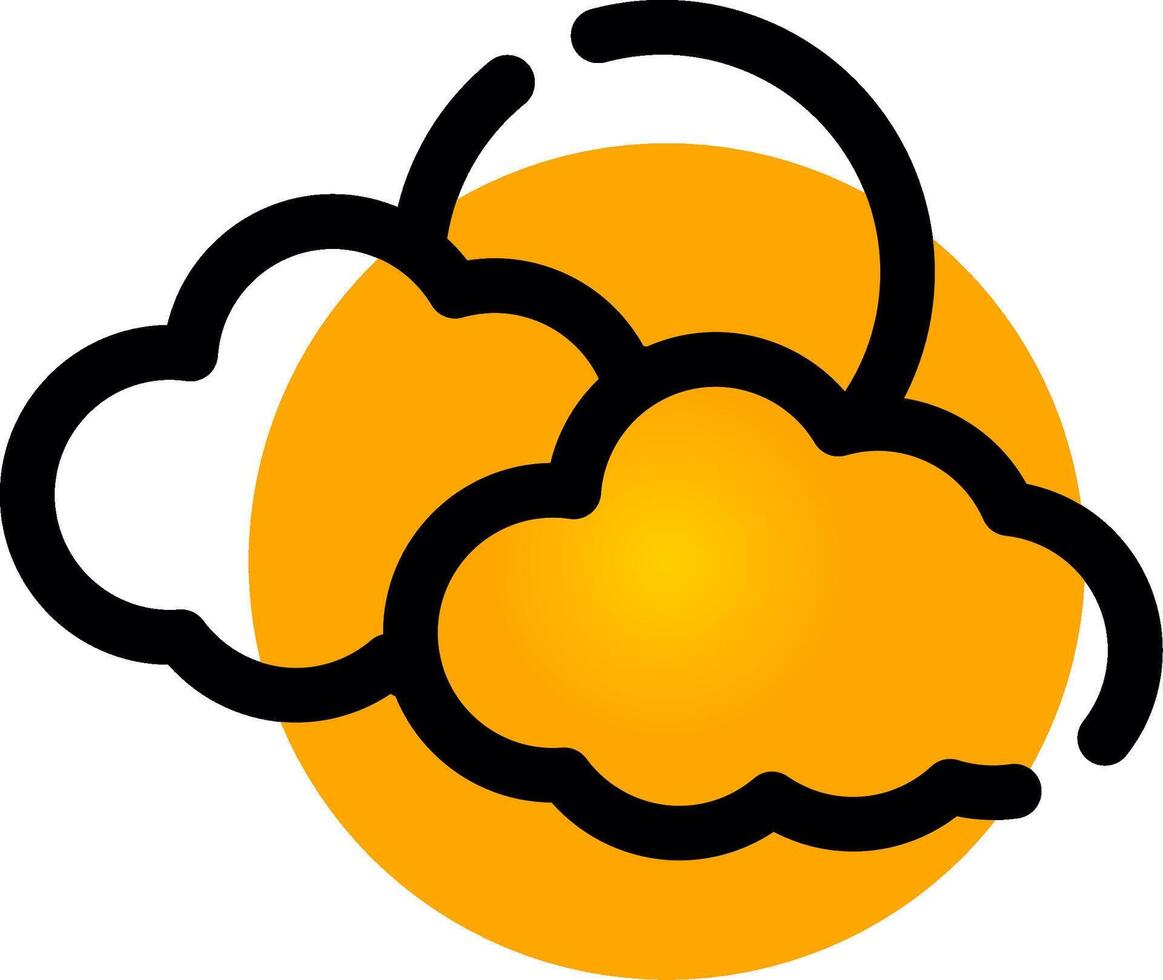 Clouds Creative Icon Design vector
