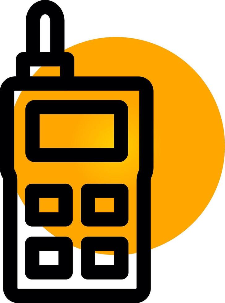 Walkie Talkie Creative Icon Design vector