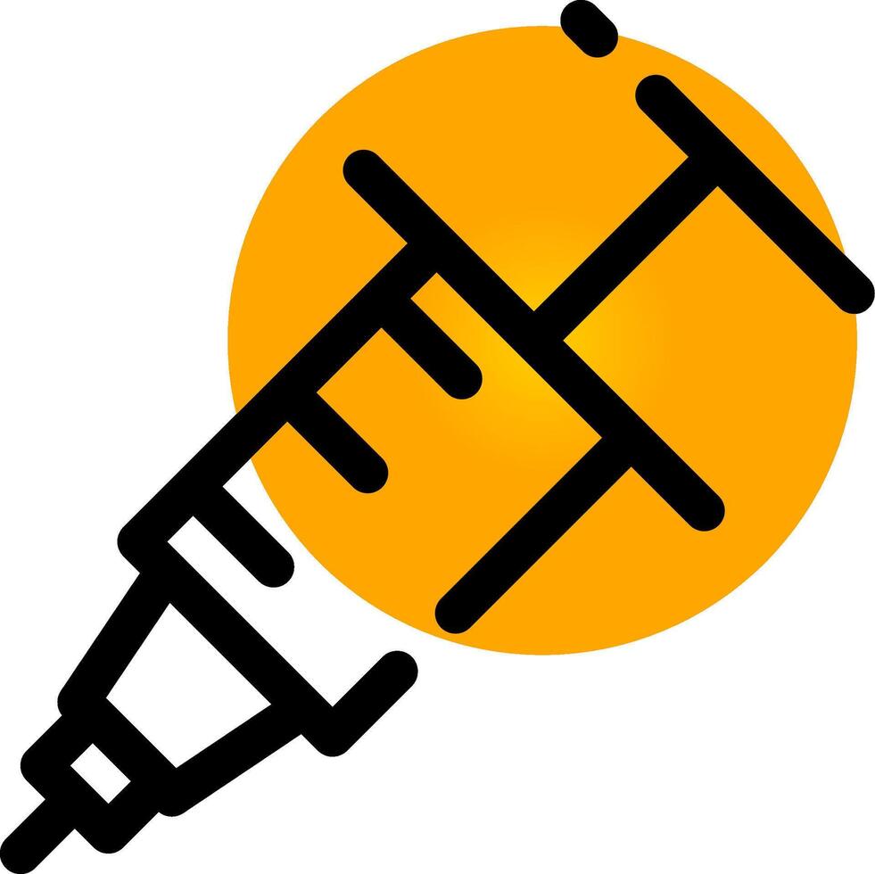 Syringe Creative Icon Design vector