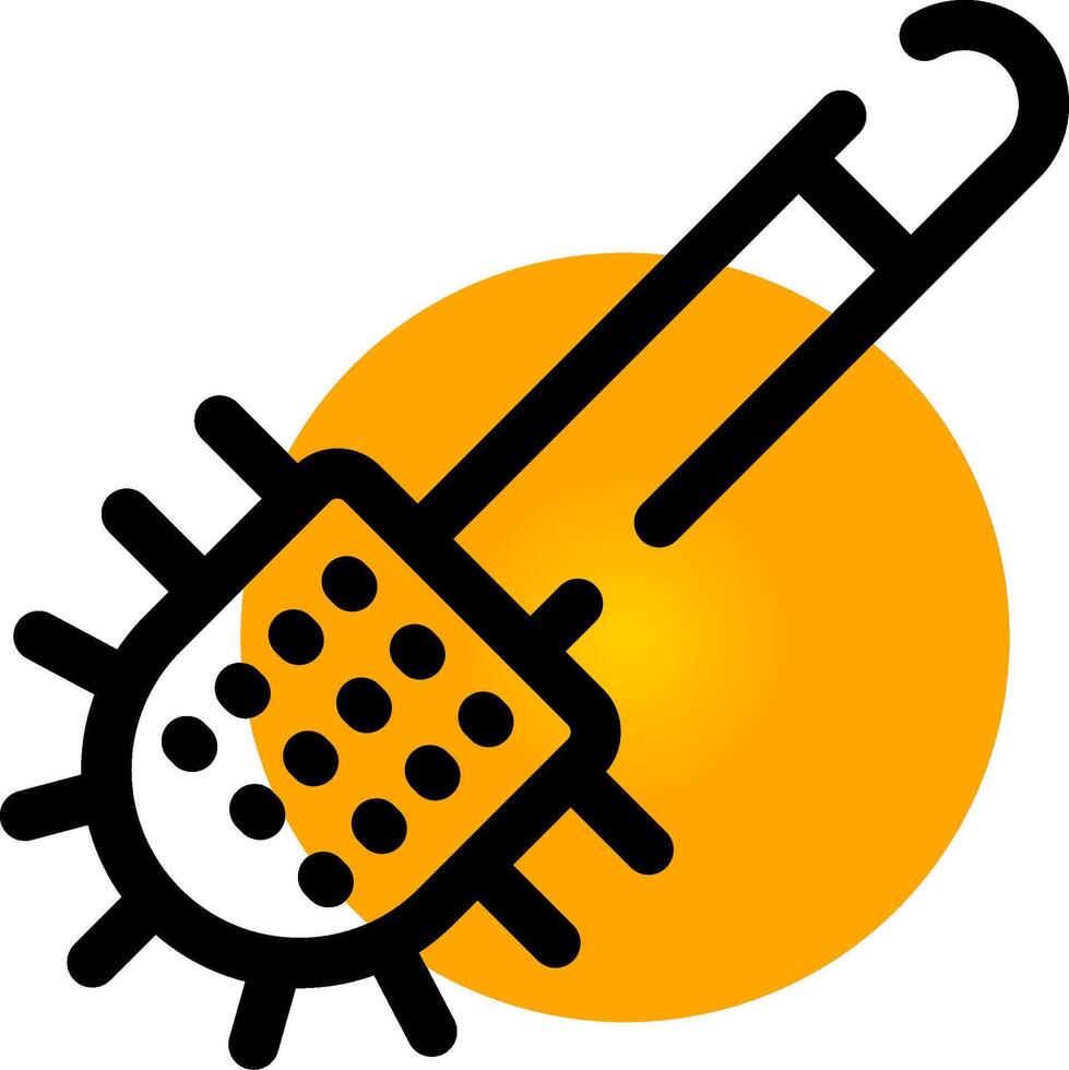 Toilet Brush Creative Icon Design vector