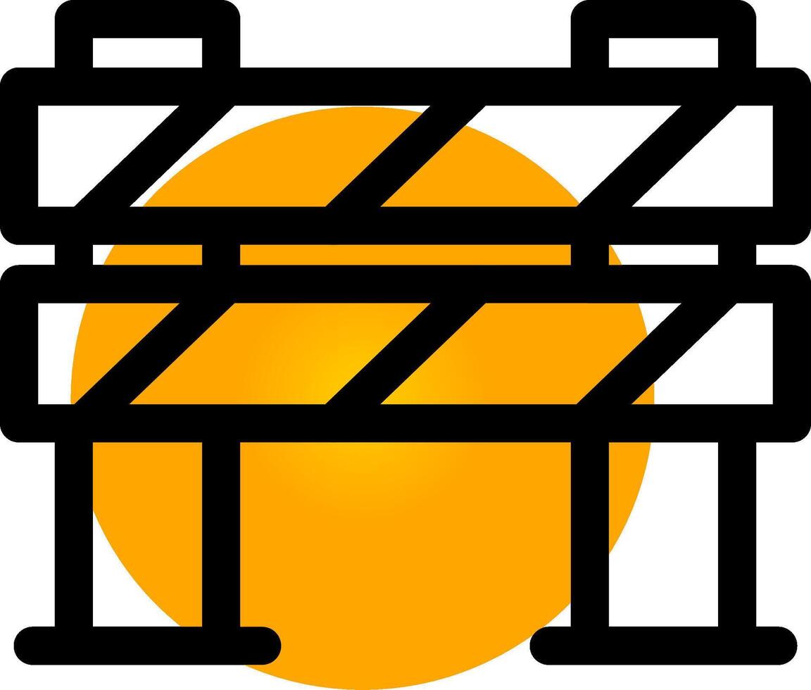 Barrier Creative Icon Design vector