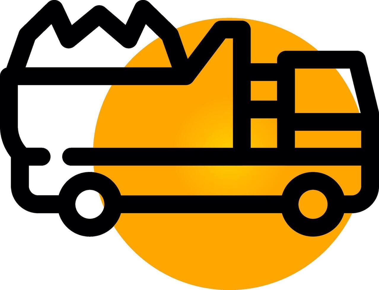 Truck Creative Icon Design vector