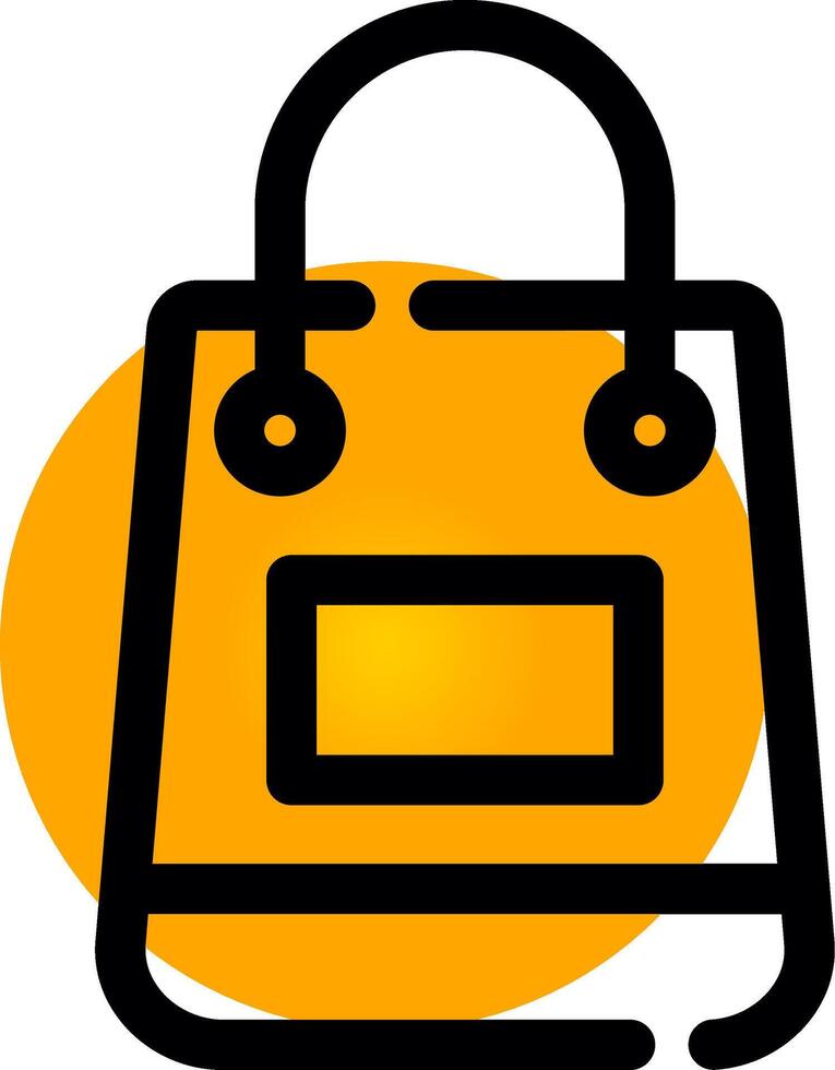 diseño de icono creativo de bolsa de compras vector