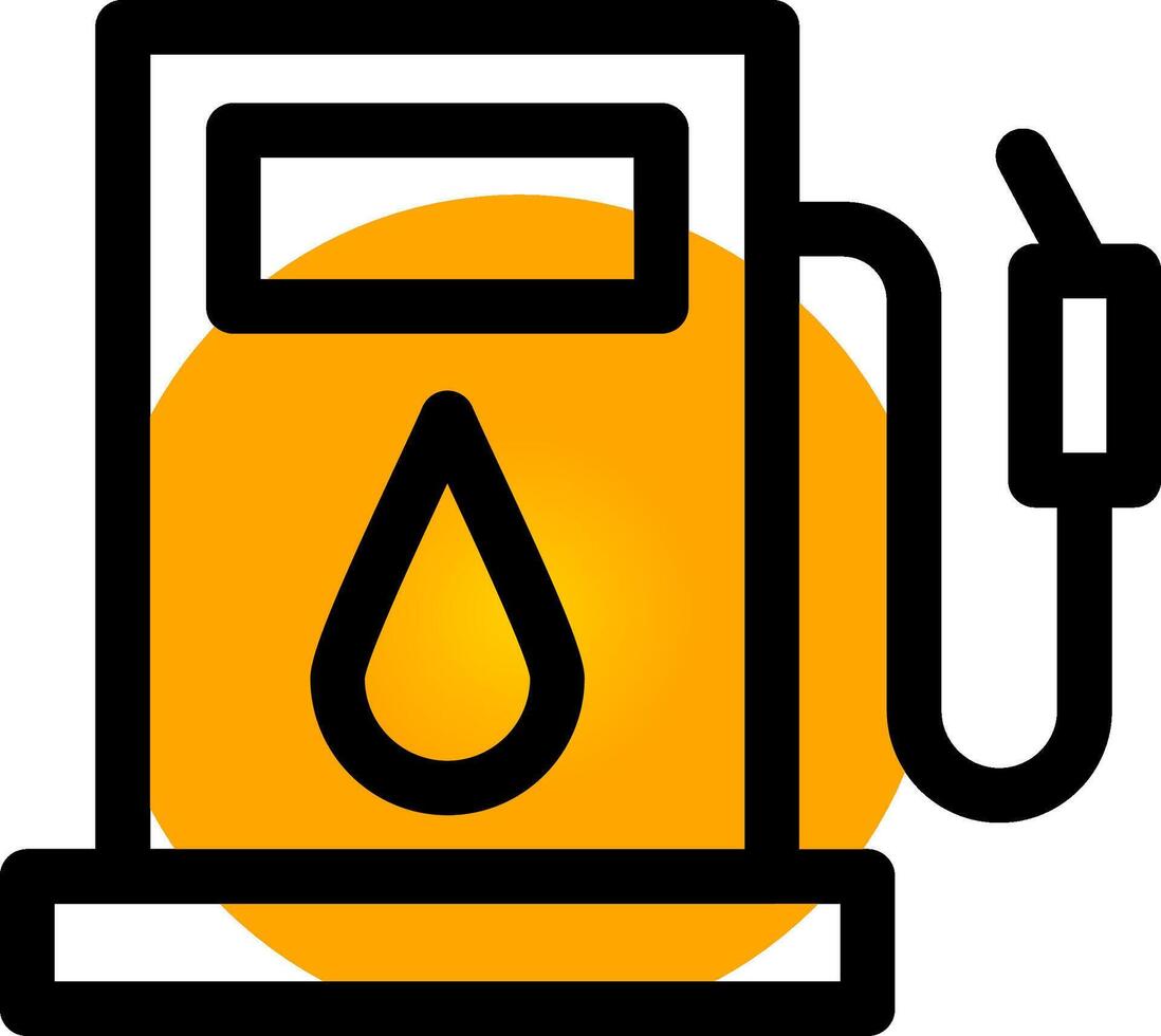 diseño de icono creativo de gasolina vector