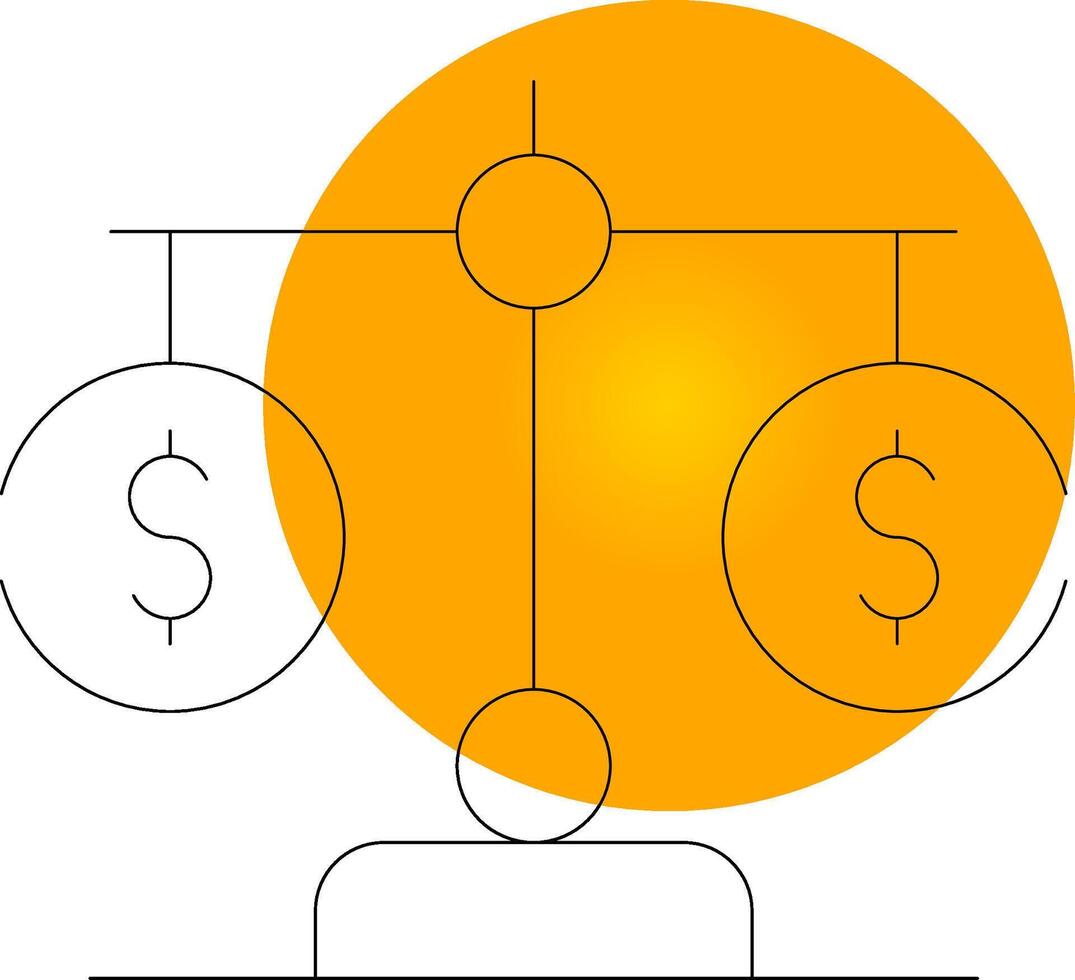Compare Prices Creative Icon Design vector
