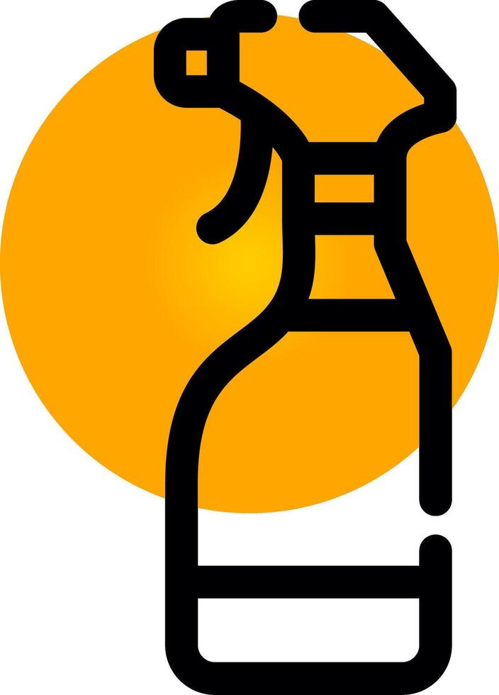 diseño de icono creativo de contenedor de spray vector