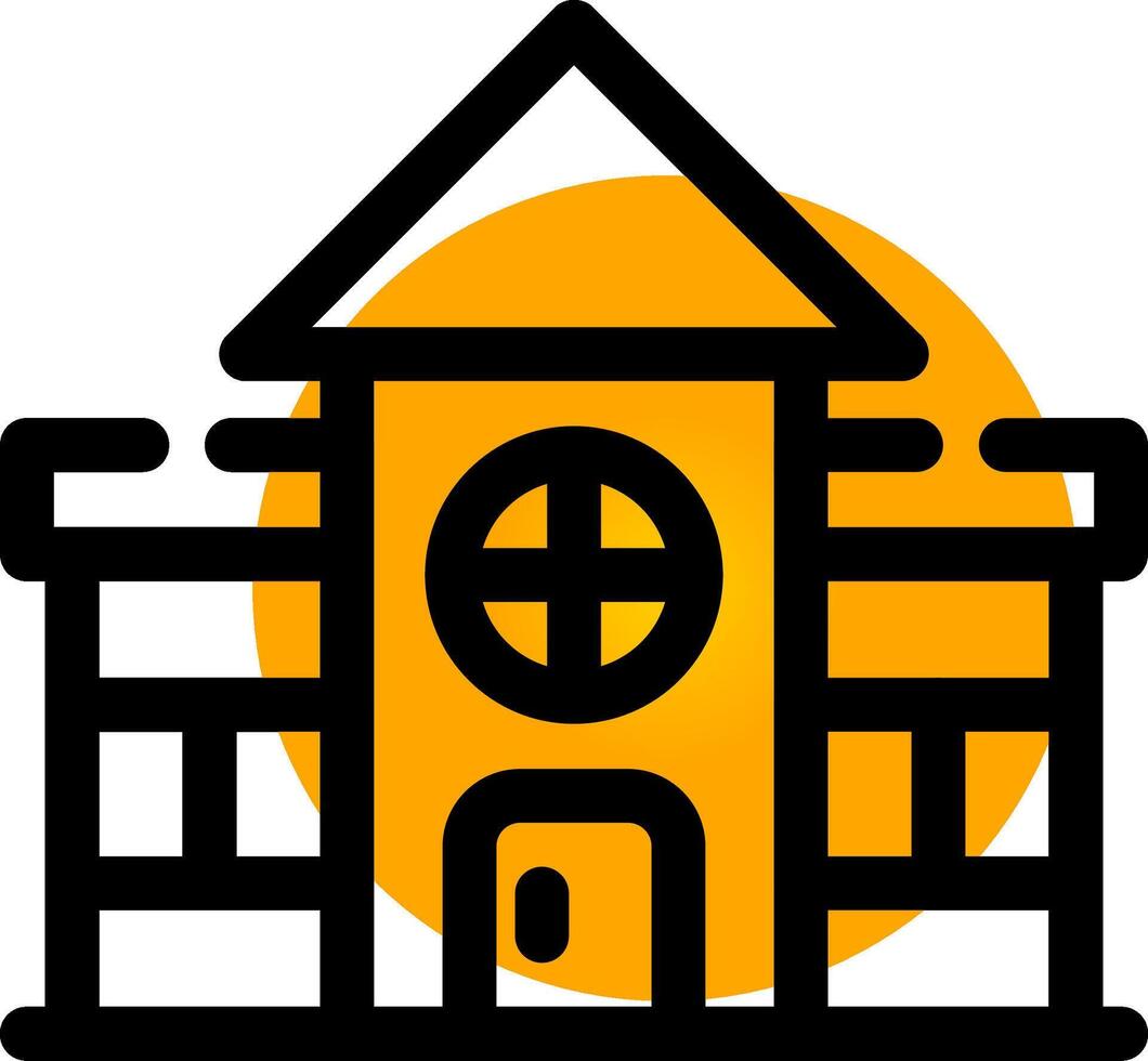 Retirement Home Creative Icon Design vector