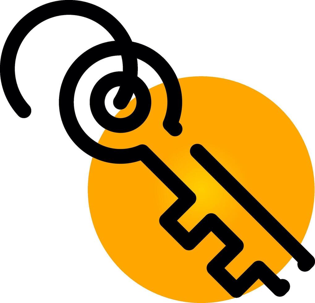 Key Creative Icon Design vector