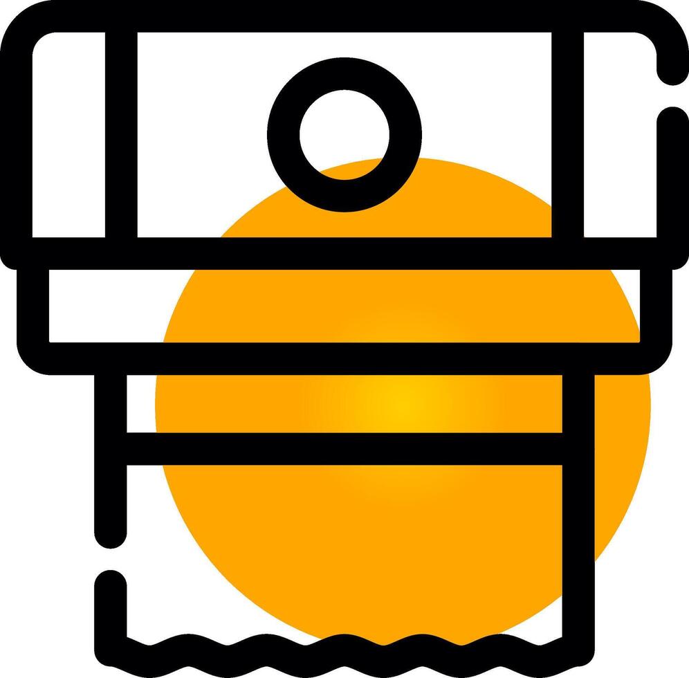 Paper Towel Creative Icon Design vector