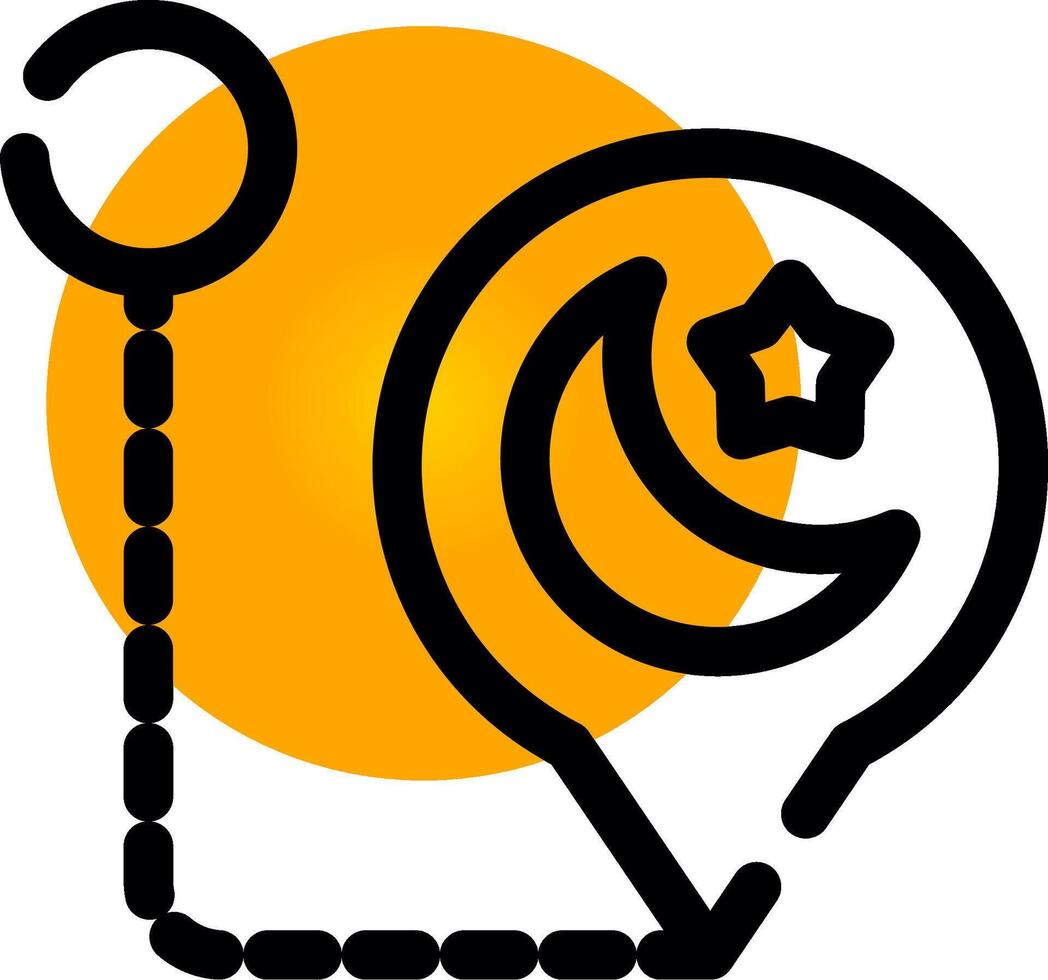 Pilgrimage Creative Icon Design vector