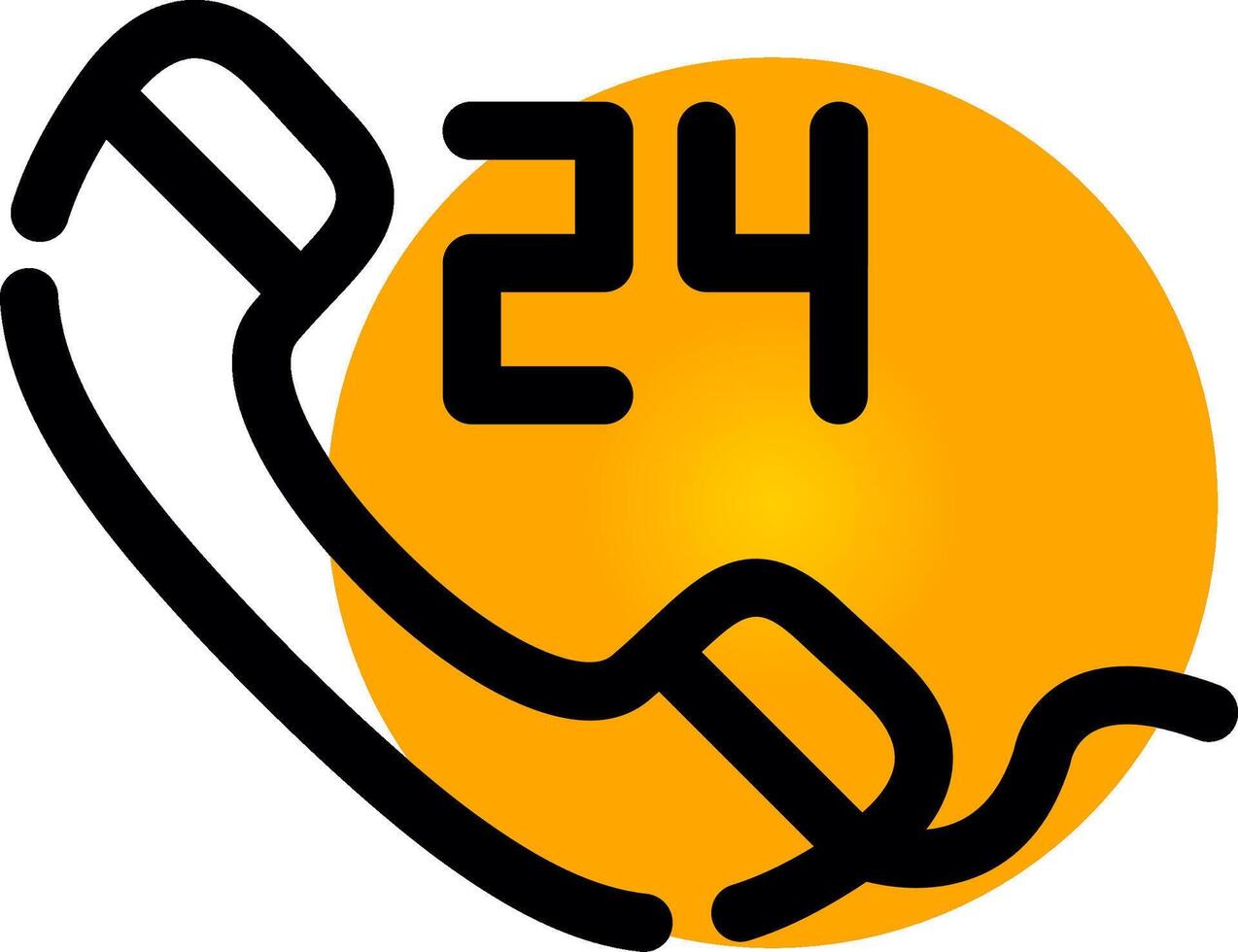 Emergency call Creative Icon Design vector