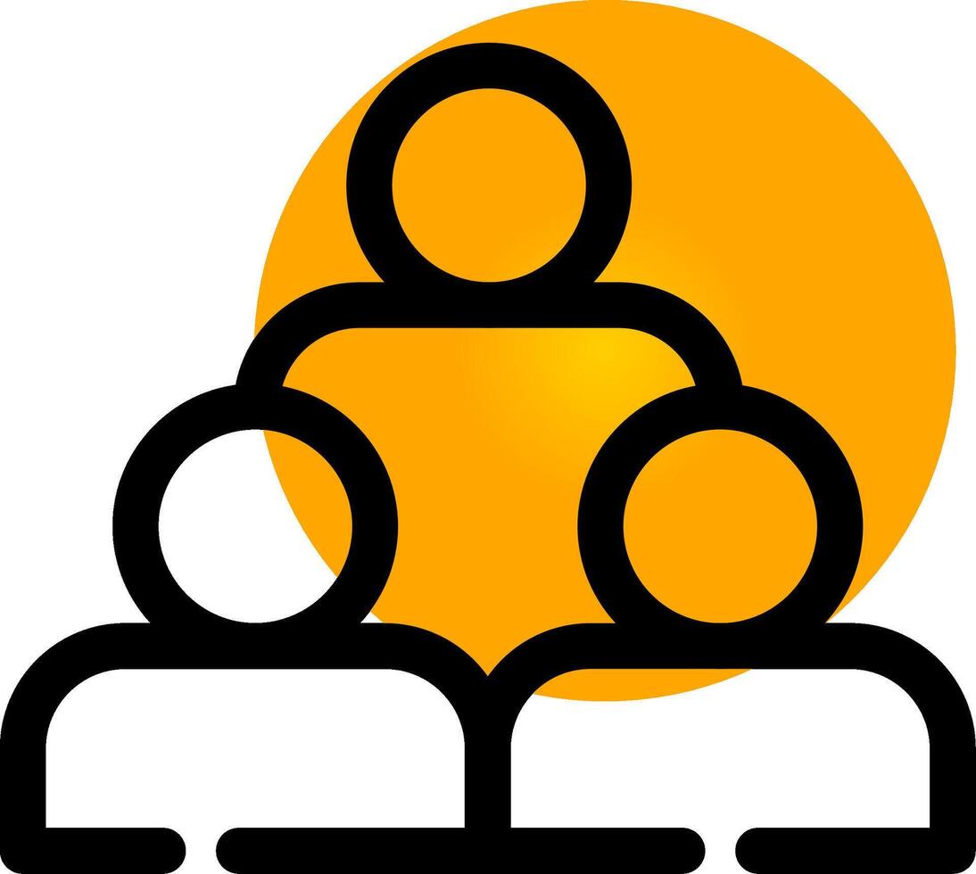 Audience Creative Icon Design vector