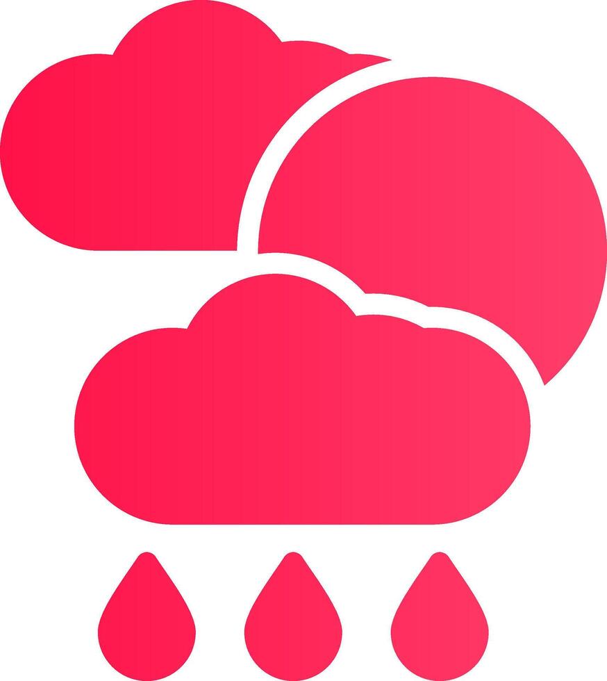 Weather Forecast Creative Icon Design vector