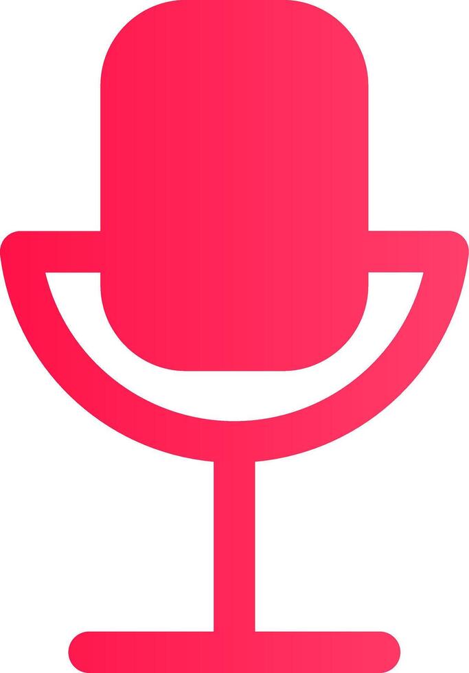 Microphone Creative Icon Design vector