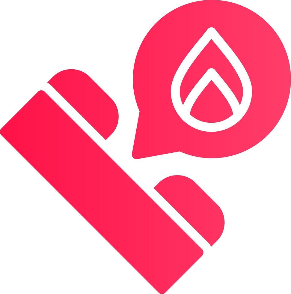 Warm Calling Creative Icon Design vector
