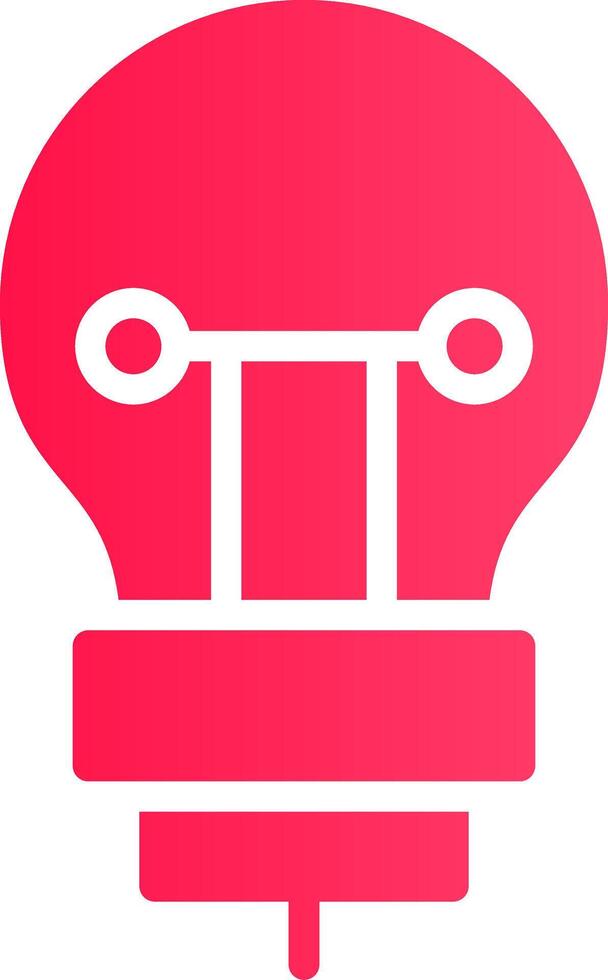 Bulb Creative Icon Design vector