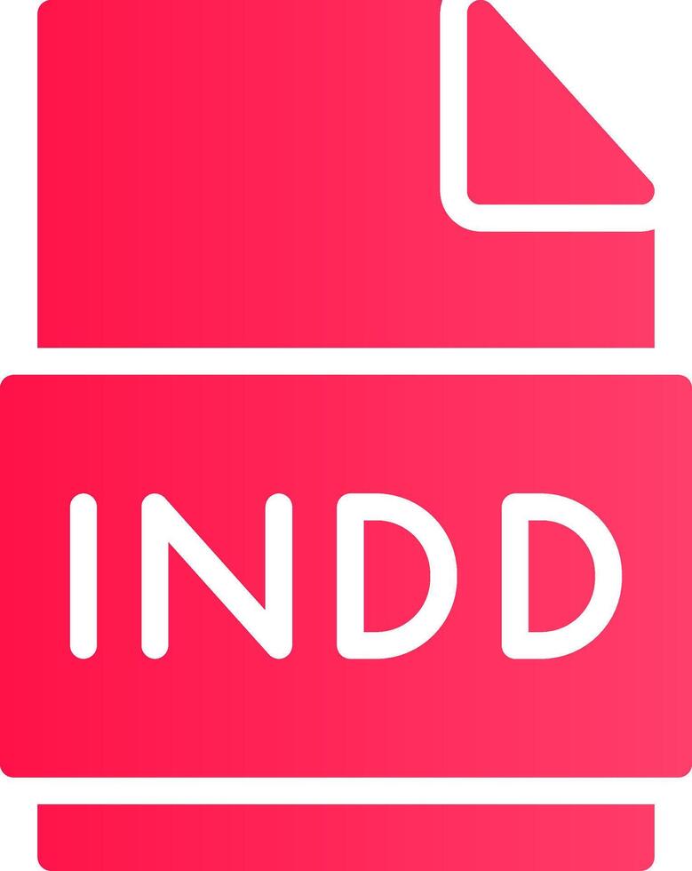 Indd File Creative Icon Design vector
