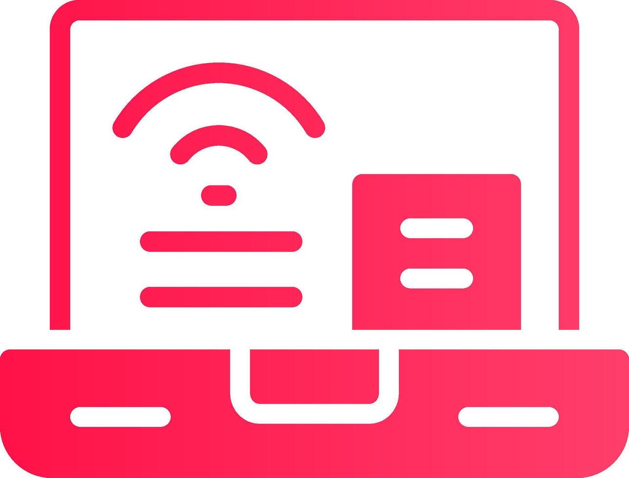 Wifi Connection Creative Icon Design vector