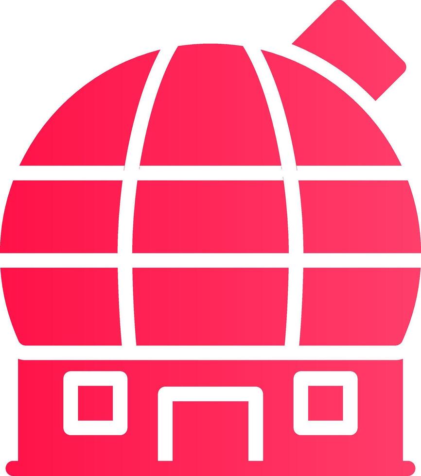 Observatory Creative Icon Design vector