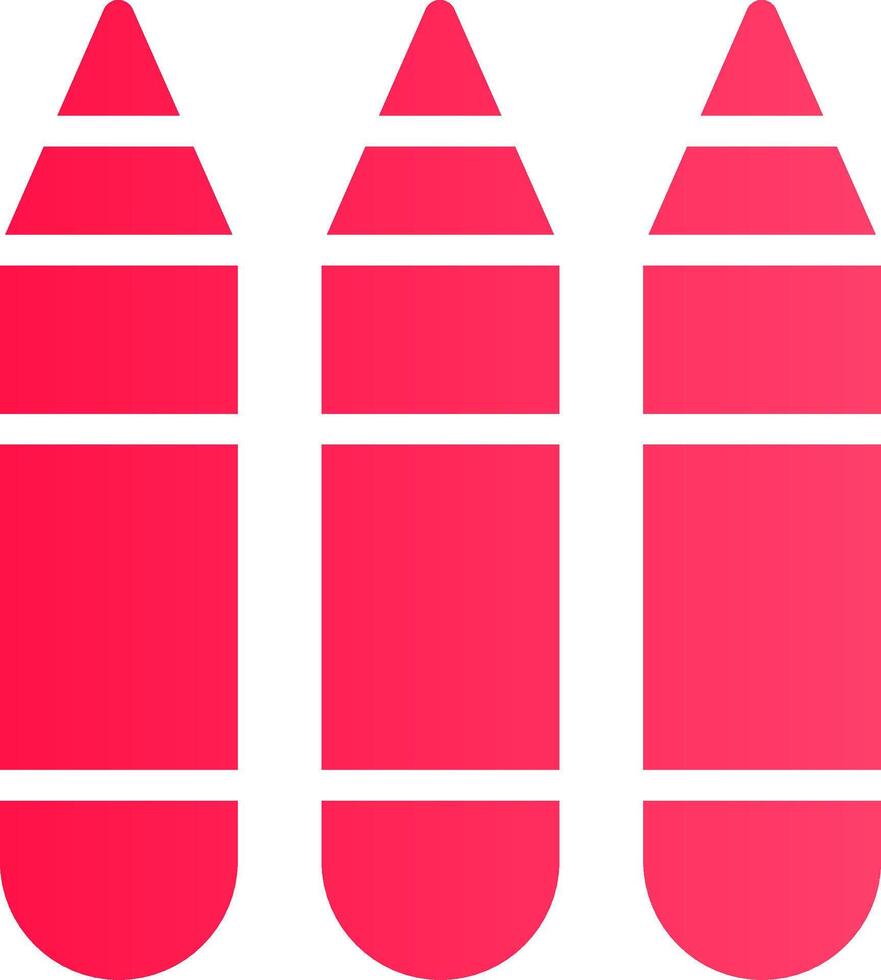 Crayons Creative Icon Design vector