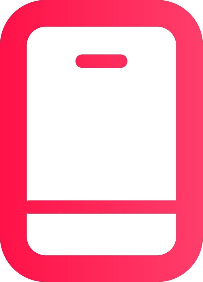 Teléfono móvil creativo icono diseño vector