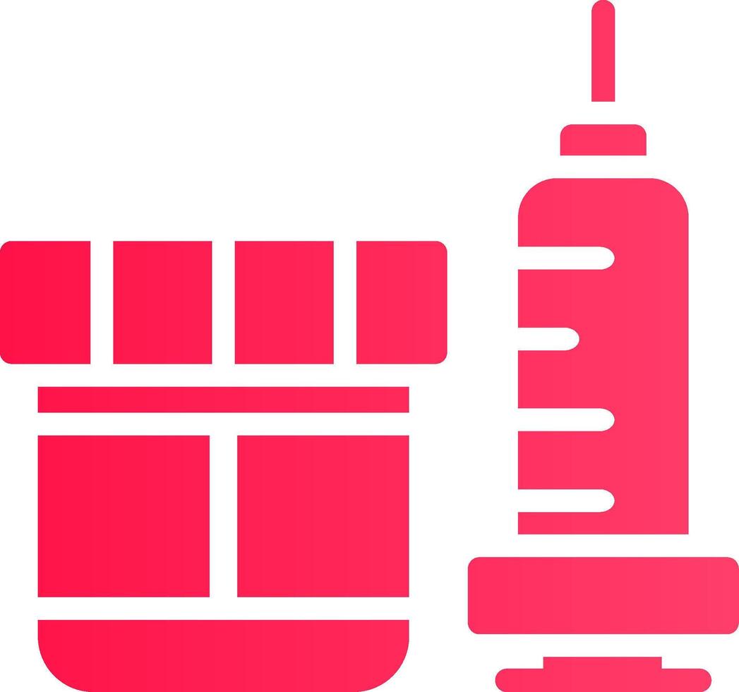 Vaccine Creative Icon Design vector