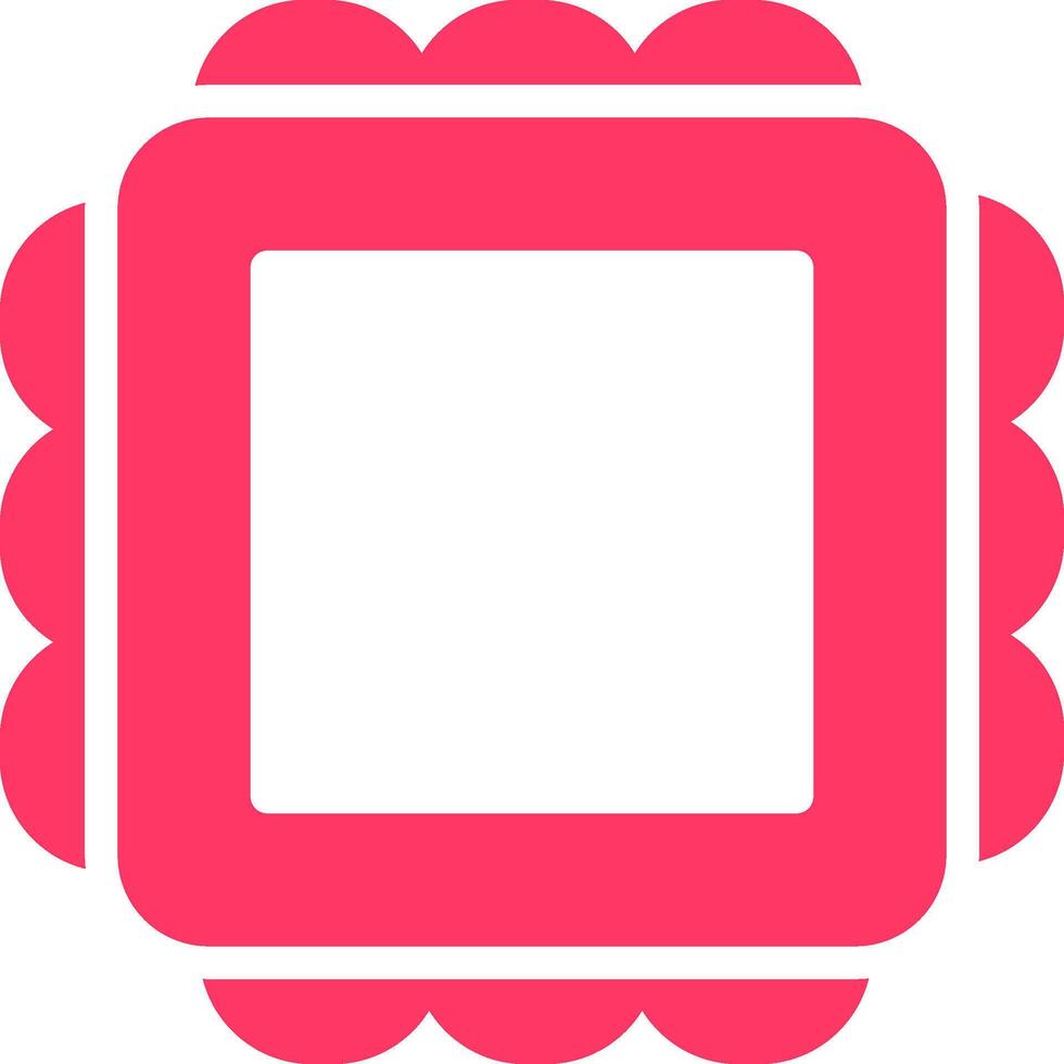 Magic Mirror Creative Icon Design vector