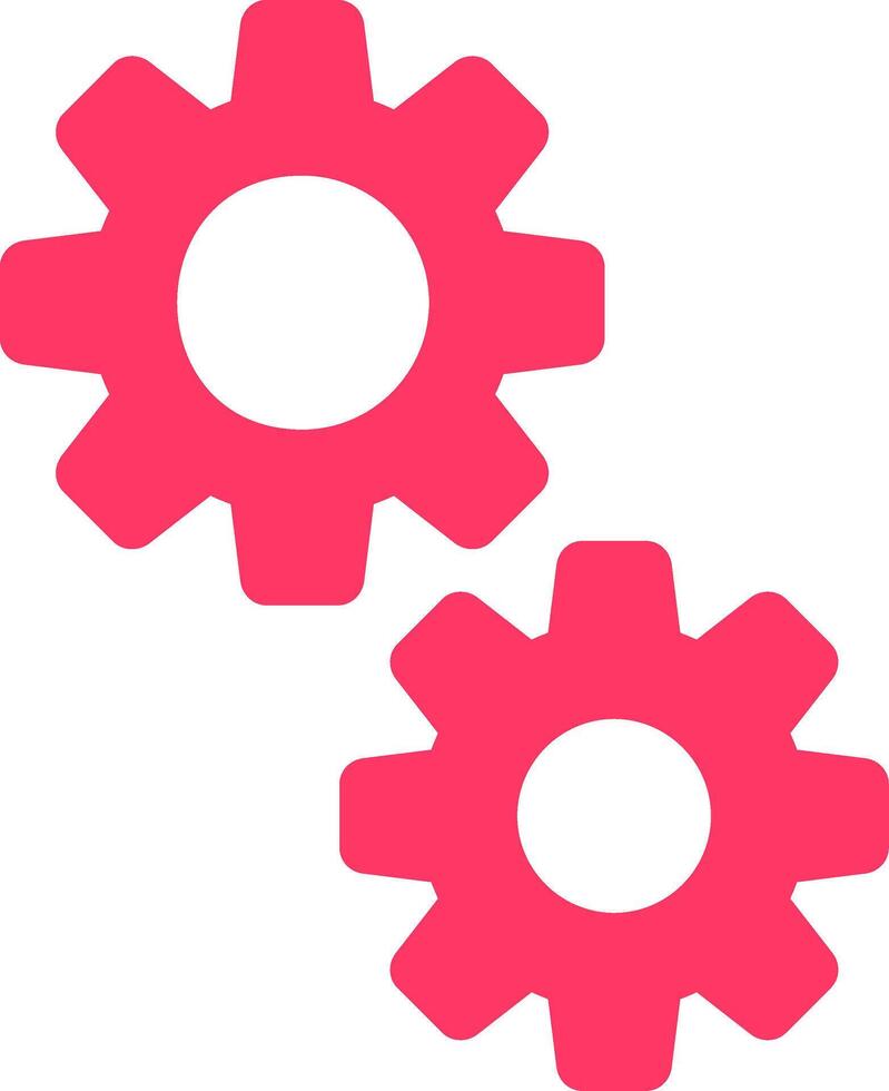 Gears Creative Icon Design vector