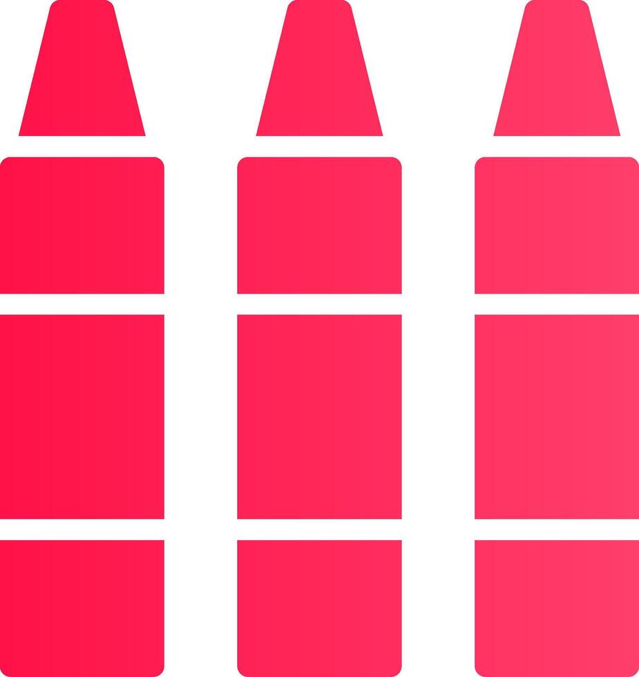Crayon Creative Icon Design vector